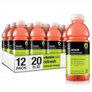 vitaminwater refresh electrolyte enhanced water, tropical mango drinks, 20 fl oz, 12 Pack