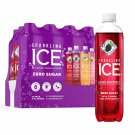 Sparkling Ice Purple Variety Pack, Flavored Water, Zero Sugar, 17 fl oz, 12 count