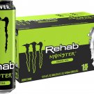 Monster Energy Rehab Green Tea + Energy, Energy Iced Tea, 15.5 Ounce Monster Energy Rehab Green Tea + Energy, Energy Iced Tea, 15.5 Ounce