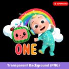 Cocomelon Baby Rainbow One Design PNG Clipart