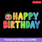 Cocomelon Happy Birthday Logo PNG