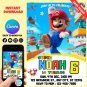 Super Mario Birthday Invitation Template