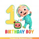 Cocomelon Baby 1st Birthday PNG images Clipart
