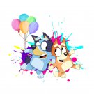 Bluey Bingo Splash PNG images Clipart