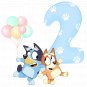 Bluey Bingo Birthday 2nd PNG images Clipart