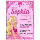 Barbie Birthday Invitation Template