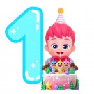 Bebefinn Baby 1st Birthday One PNG images