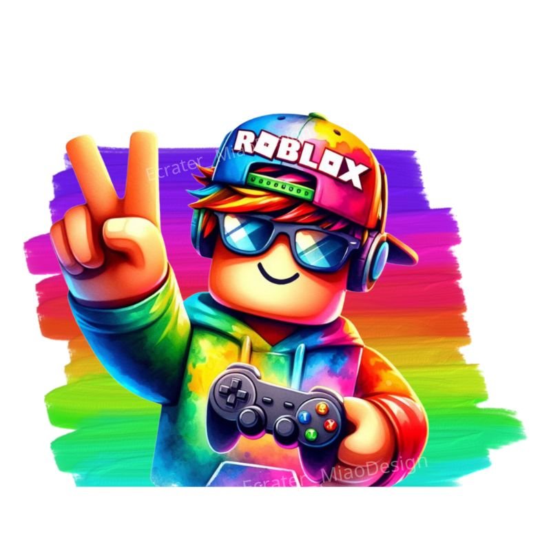 Roblox Game Boy Rainbow PNG Image