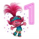 Trolls Poppy 1st Birthday PNG Image Clipart