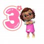 Cocomelon Girl 3rd Birthday PNG images