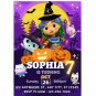 Halloween Gabby's Dollhouse Birthday Party Invitation