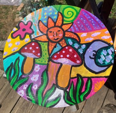 Handpainted Vinyl Records Custom
