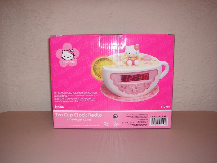 Hello Kitty Clock Radio with Night Light KT2055