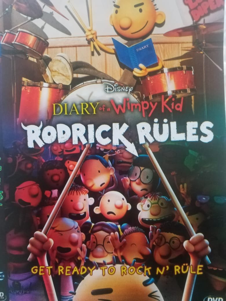 DIARY OF A WIMPY KID RODRICK RULES DVD ANIMATION movie free shiping