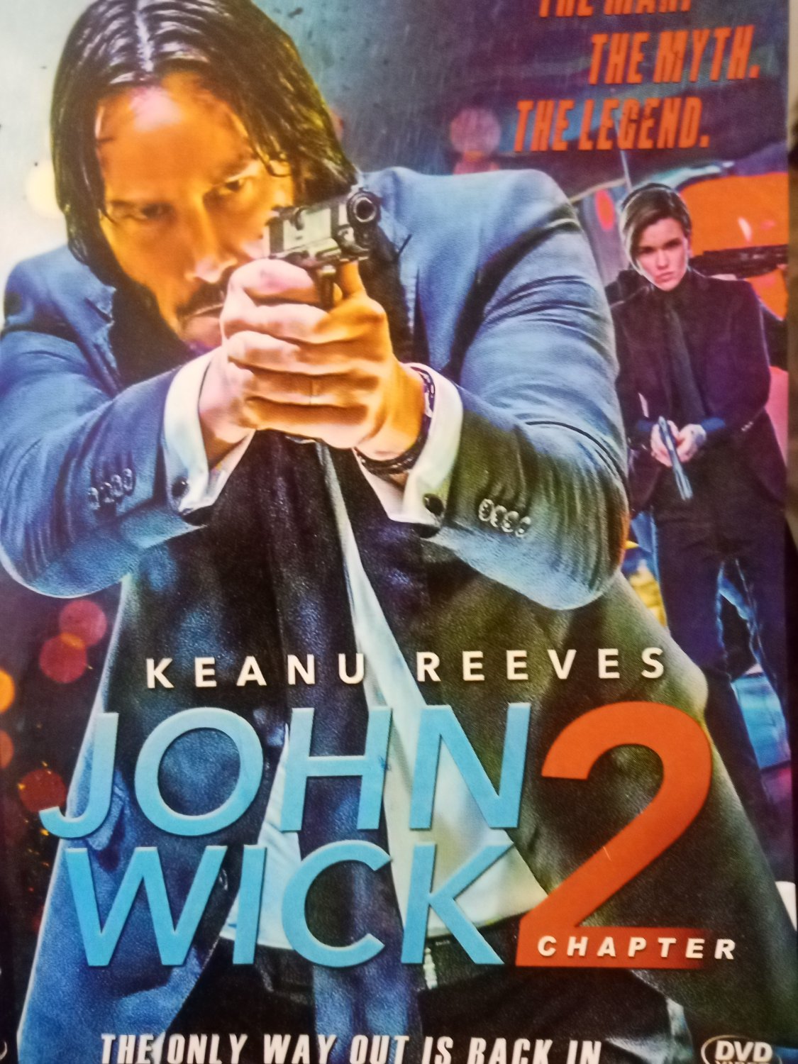 JOHN WICK 2 DVD movie free shiping