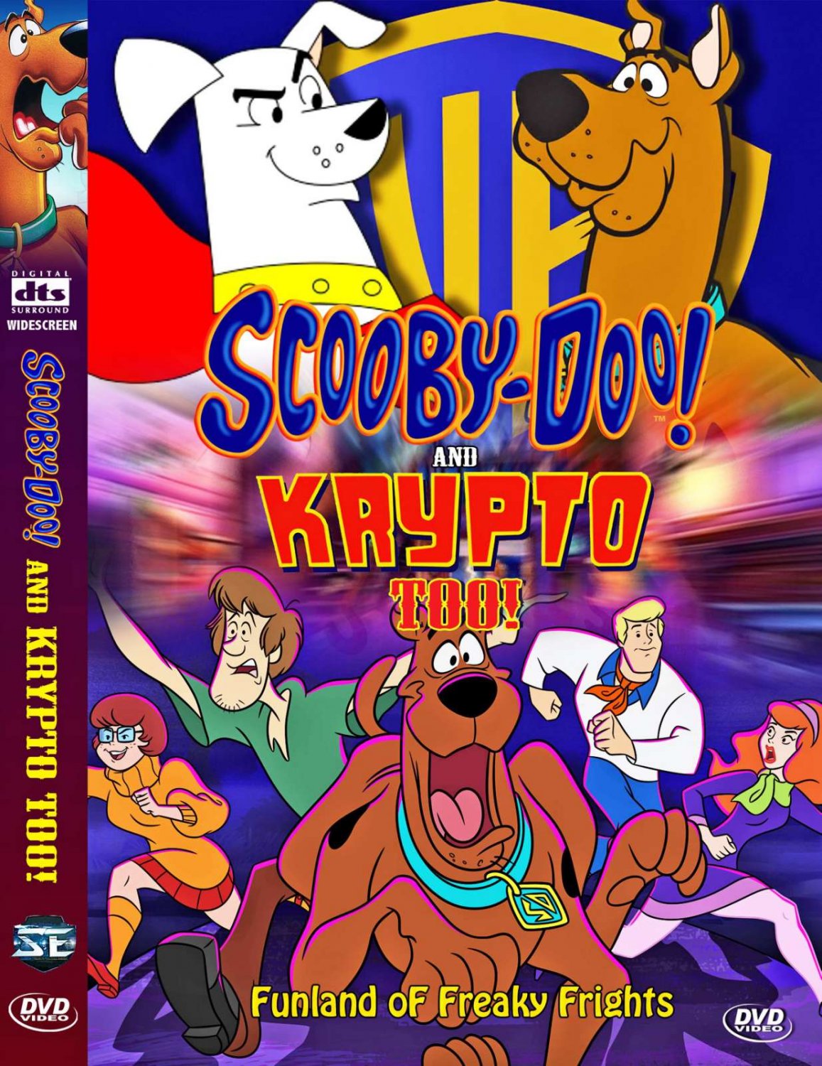 SCOOBY DOO! AND KRYPTO TOO! Animation DVD movie free shiping 2023