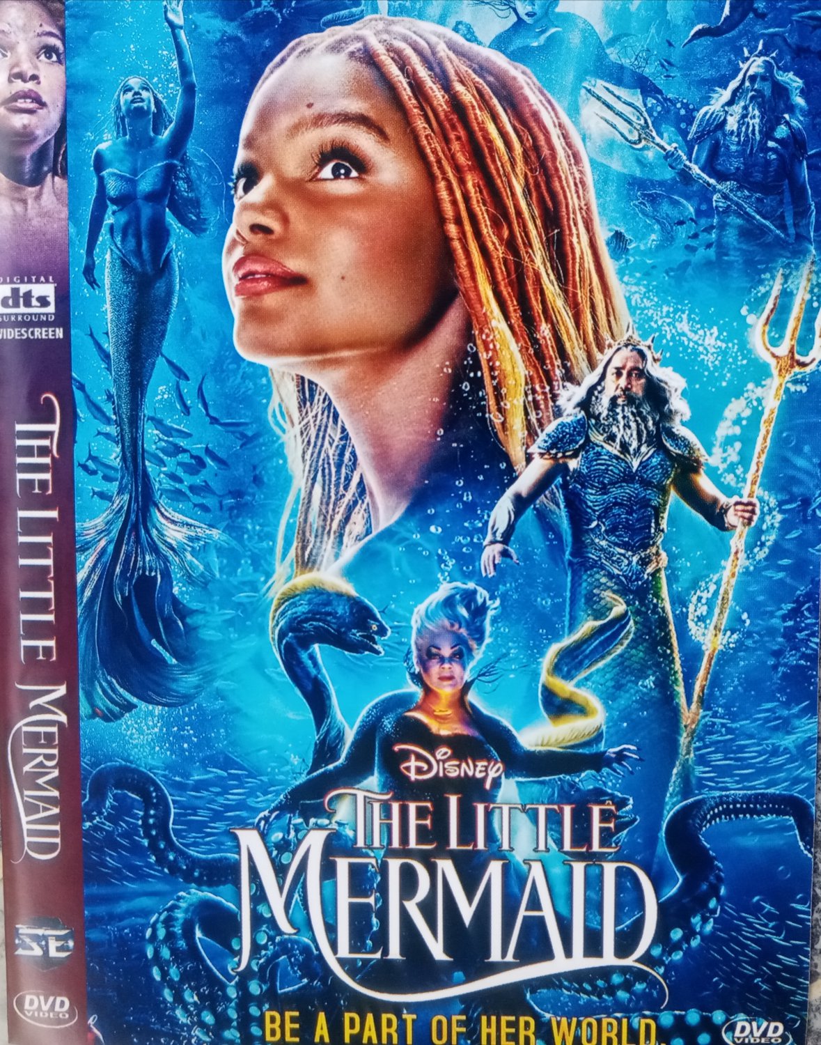 THE LITTLE MERMAID DVD movie free shiping 2023