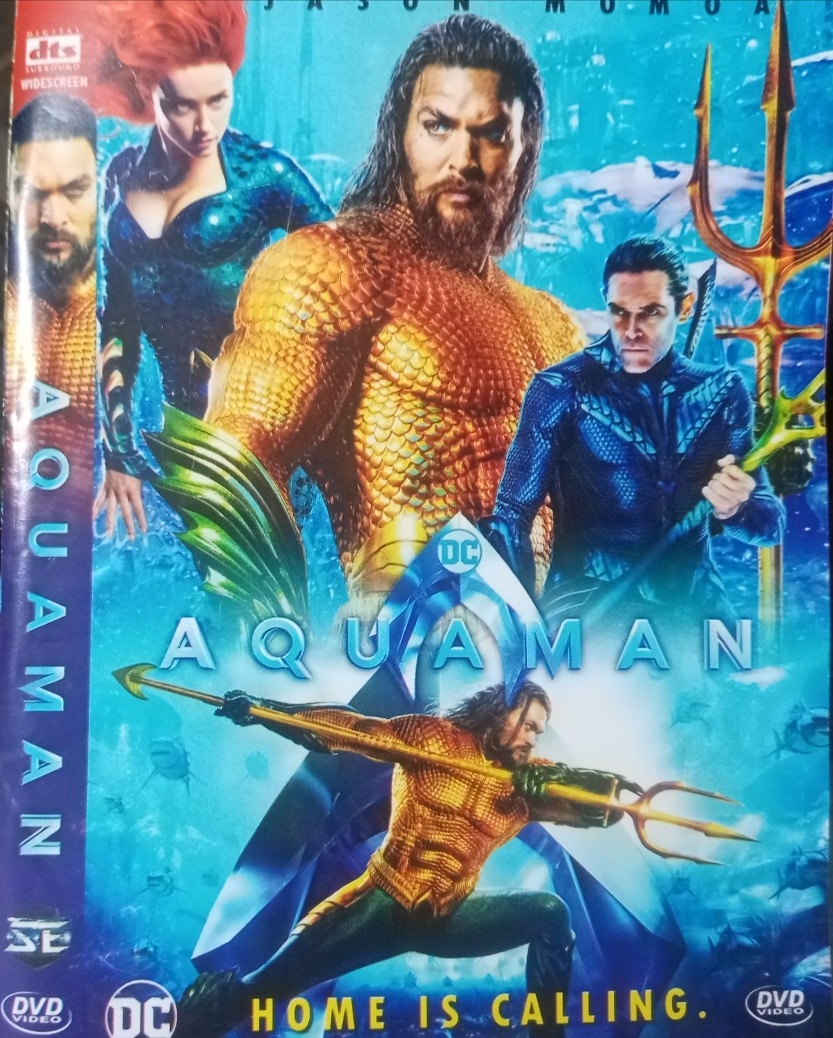 AQUAMAN  home is calling DVD movie free shiping 2024