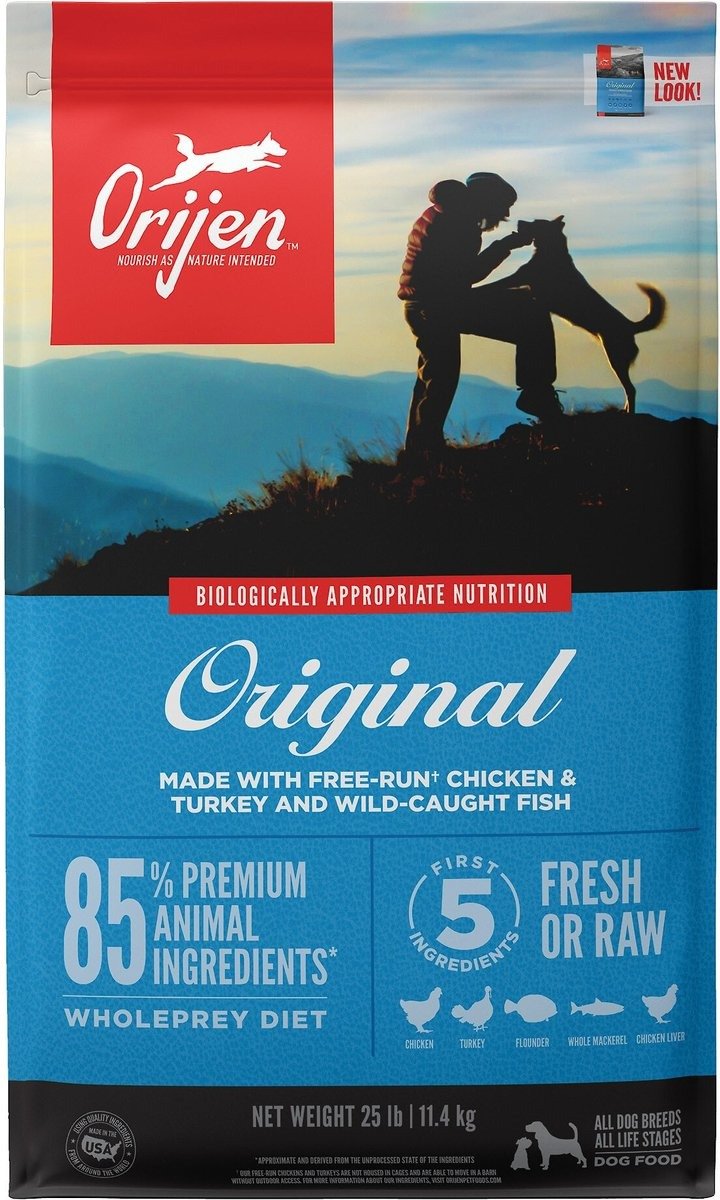 ORIJEN Original GrainFree Dry Dog Food, 25lb bag