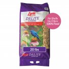 Lyric Delite Wild Bird Seed, No Waste Bird Food with Shell-Free Nuts and Seeds, 20 lb. Bag
