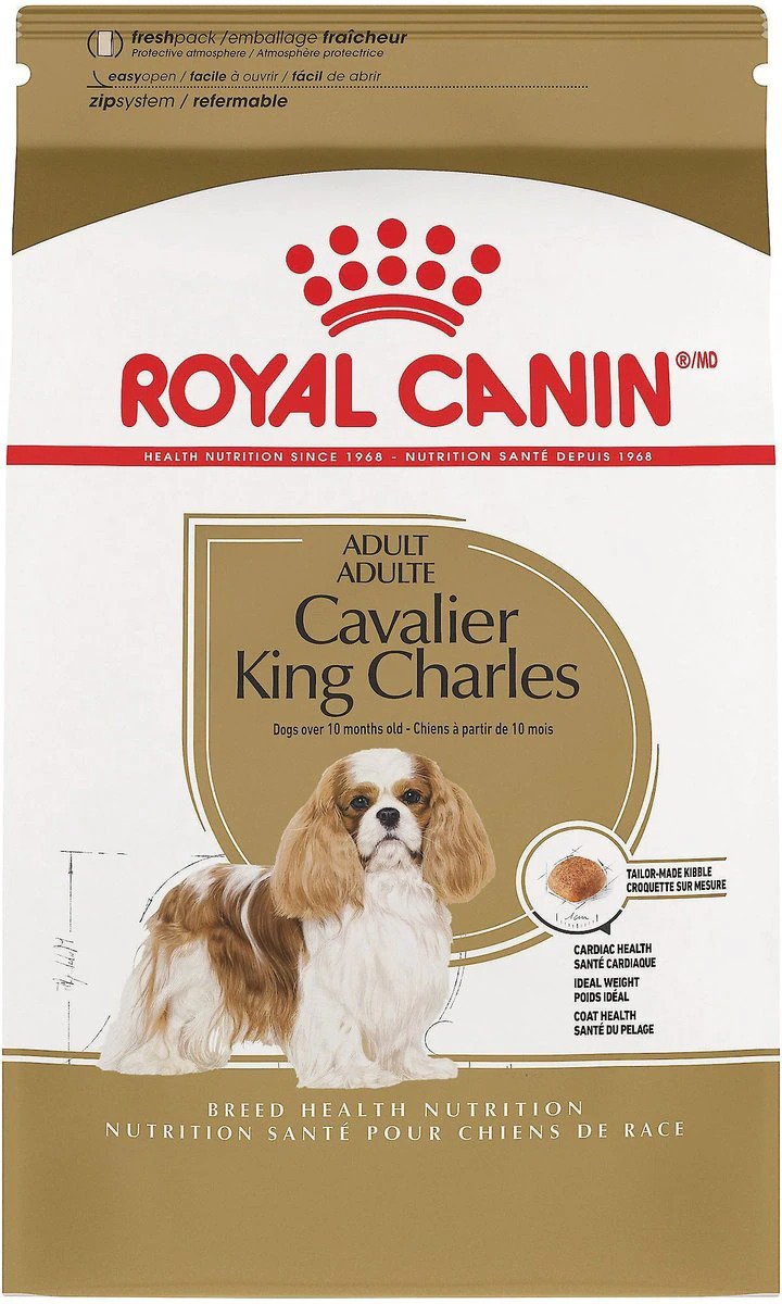 Royal Canin Breed Health Nutrition Cavalier King Charles Adult Dry Dog Food, 10-lb bag