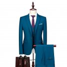 Formal 3-Piece Business Suit, Dark Blue