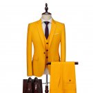 Formal 3-Piece Business Suit, Yellow