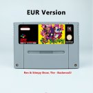 Buckeroo Ren & Stimpy Show Action Game EUR Version Cartridge available for SNES Game Consoles
