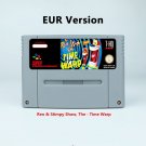 Time Warp Ren & Stimpy Show Action Game EUR Version Cartridge available for SNES Game Consoles