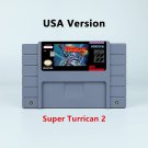 Super Turrican 2 Action Game USA Version Cartridge available for SNES Game Consoles