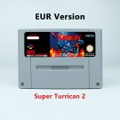 Super Turrican 2 Action Game EUR Version Cartridge available for SNES Game Consoles