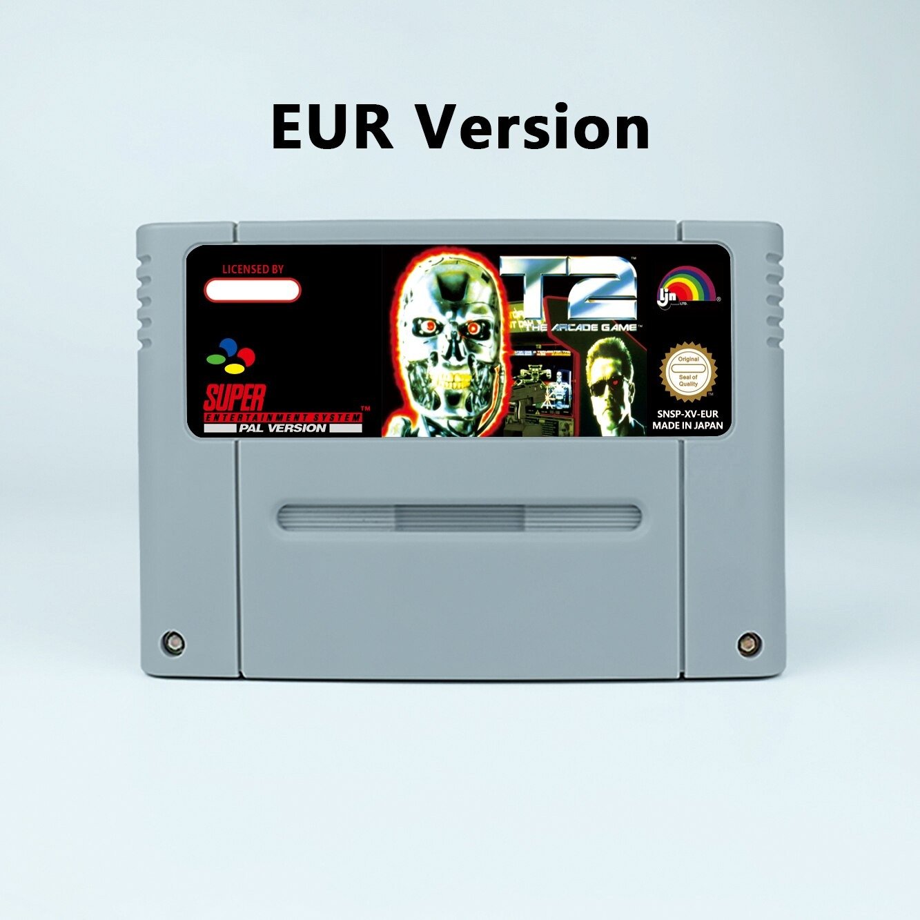 T2 - The Arcade Game Action Game EUR Version Cartridge available for SNES Game Consoles