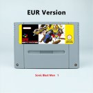 Sonic Blast Man 1 Action Game EUR Version Cartridge available for SNES Game Consoles