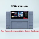Tiny Toon Adventures Wacky Sports Challenge USA Version Cartridge for SNES Game Consoles