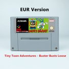 Tiny Toon Adventures Buster Busts Loose EUR Version Cartridge for SNES Game Consoles