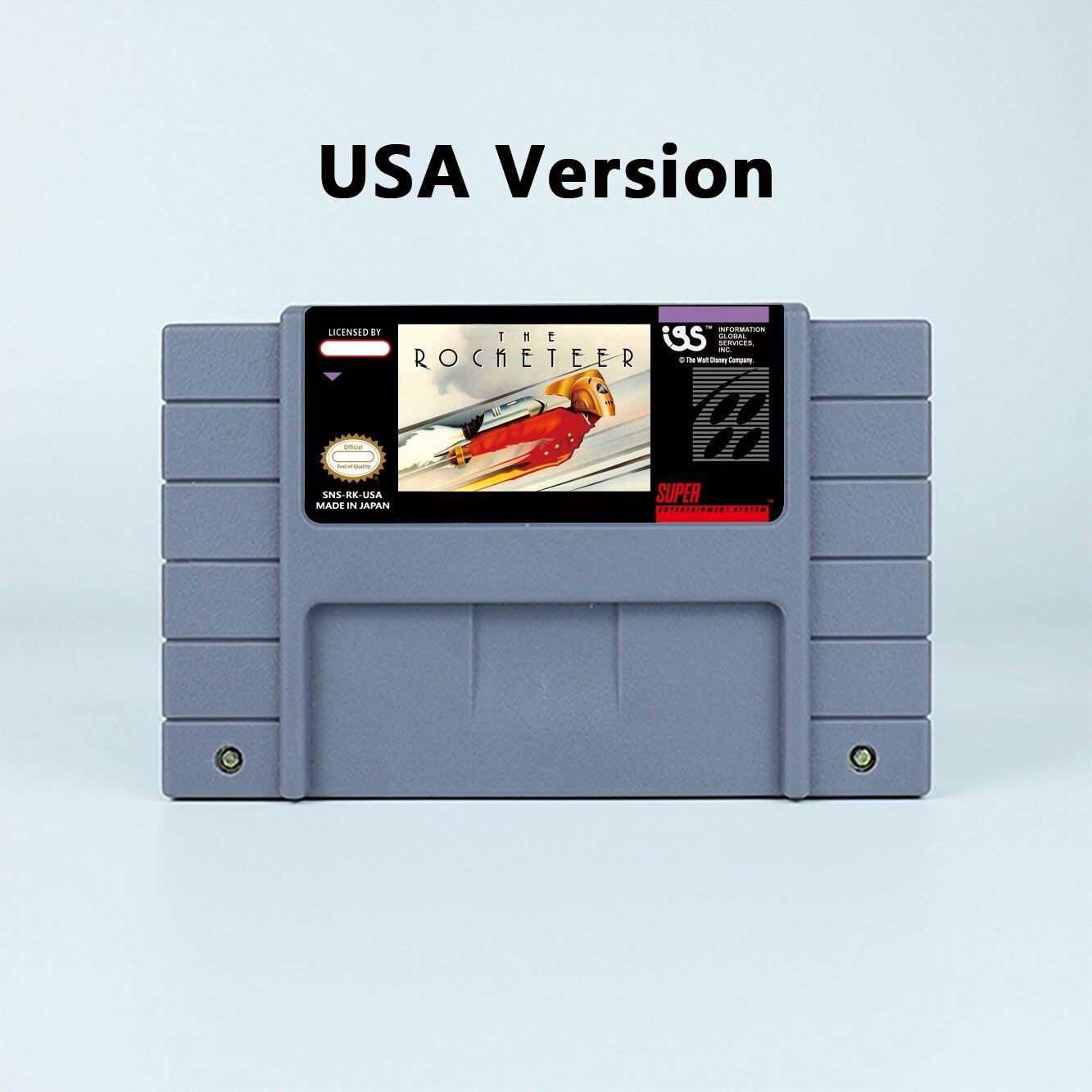 The Rocketeer Action Game USA Version Cartridge for SNES Game Consoles
