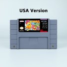 Q-bert 3 Action Game USA Version Cartridge for SNES Game Consoles