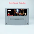Redesign Super Metroided Series RPG Game EUR Version Cartridge for SNES Game Consoles