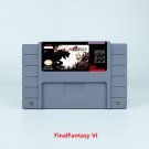 Final Fantasy VI 6 RPG Game USA Version Cartridge for SNES Game Consoles