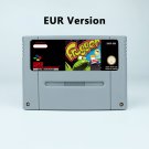 Frogger Action Game EUR Version Cartridge for SNES Game Consoles