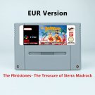 The Flintstones Sierra Madrock Action Game EUR Version Cartridge for SNES Game Consoles