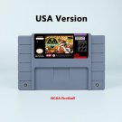 NCAA Football RPG Game USA Version Cartridge for SNES Game Consoles