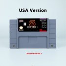 Mortal Kombat 3 Action Game USA Version Cartridge for SNES Game Consoles