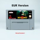 Mortal Kombat 2 Action Game EUR version Cartridge for SNES Game Consoles
