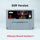 Ultimate Mortal Kombat 3 Action Game EUR version Cartridge for SNES Game Consoles