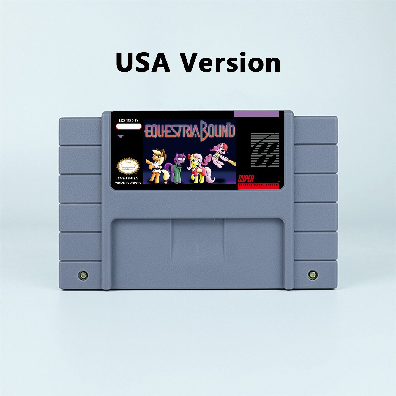 EquestriaBound RPG Game USA Version Cartridge for SNES Game Consoles