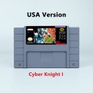 Cyber Knight I RPG Game USA Version Cartridge for SNES Game Consoles