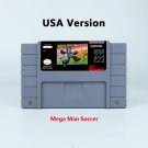 Mega Man Soccer Action Game USA Version Cartridge for SNES Game Consoles