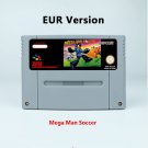 Mega Man Soccer Action Game EUR Version Cartridge for SNES Game Consoles