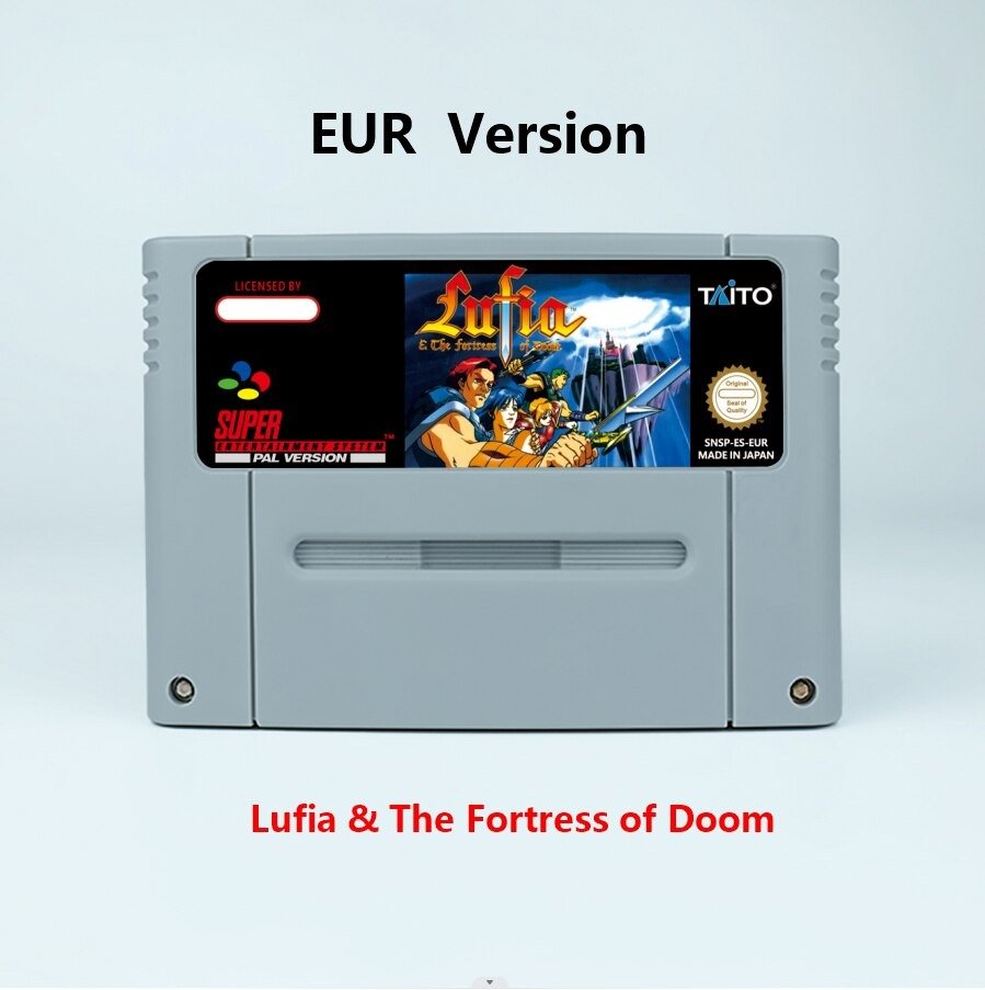 Lufia 1 RPG Game EUR Version Cartridge for SNES Game Consoles